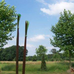 Glass environmental art