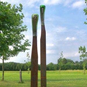 Glass environmental art