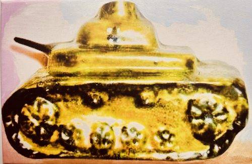 Prints op doek 30x40, kunstenares Alexandra Meerdink